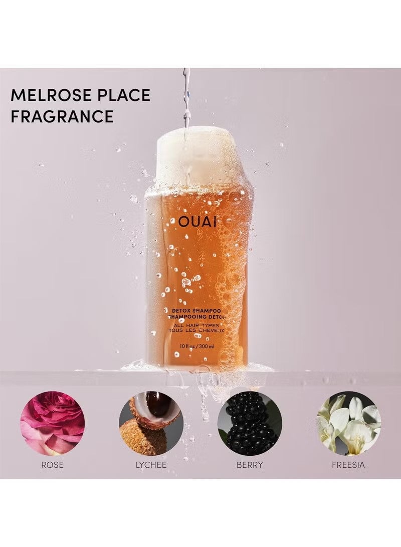 Ouai Detox Shampoo. Clarifying Cleanse for Dirt, Oil, Product and Hard Water Buildup. Get Back to Super Clean, Soft and Refreshed Locks. Free from Parabens, Sulphates and Phthalates (300ml) - Image 4